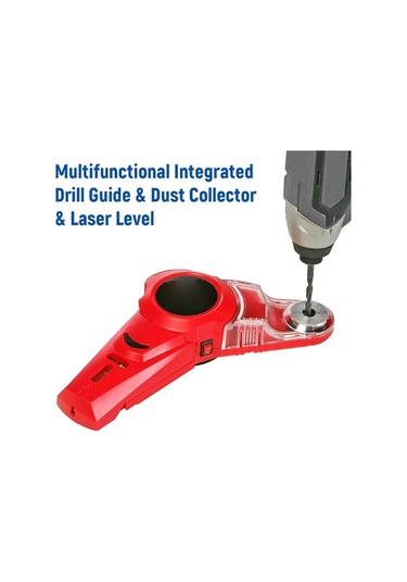 Tongxida Drill Dikey/yatay Seviye Aleti, Hızlı Konum Belirleyici, Duvar Tutucu, Toz Toplayıcı, Lazer Hizalama Sistemli