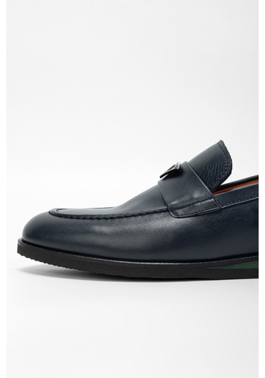 Valmenti Erkek Lacivert Hakiki Deri Casual Ayakkabı 537 3379 Erk Ayk Sk23/24 Lacivert