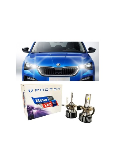 Skoda Scala Led Xenon Uzun Far Ampulü H7 Mono Yeni Seri Beyaz 2019+