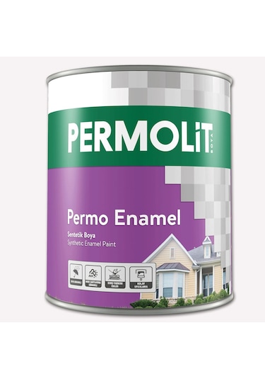 Permolit Permo Enamel Sentetik Boya - 0.75 Lt (Renk Seçiniz)