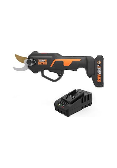 Worx WG330E 20V 2.0 Ah Li-İon Tek Akülü Profesyonel Kömürsüz Dal Budama Makası