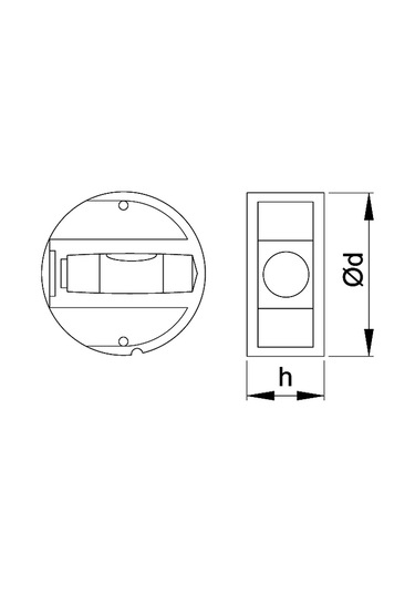 Ceta Form P26-Bv1 Su Terazisi Tüpü Dikey Ölçüm-Blok N11.213