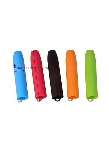 Chuangyinshop Yeşil 5 Adet Manuel Ergonomik Sarımsak Soyucu Ve Ezici Dayanıklı Silikon Mutfak Aleti