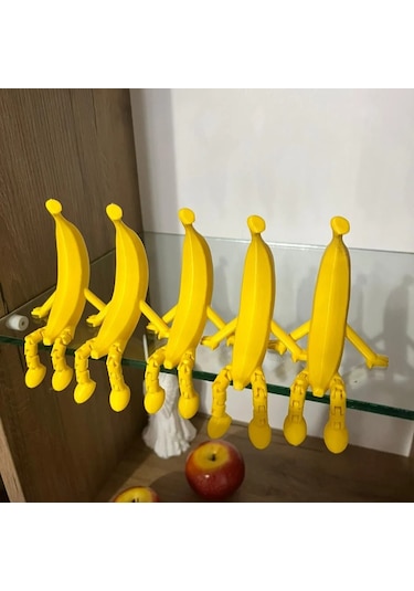 Dekoratif Muz 5 Li Set Modern & Şık Masa Üstü Dekor