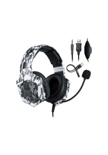 Reedark Onıkuma K8 Rgb Oyun Kulaklığı - 50mm Ses Sürücü, Gürültü Önleyici Mikrofon, Uzun Süreli Konfor, Pc/ps4/xbox Uyumlu