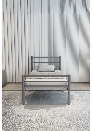 Aksviva Chester Tek Kişilik Ferforje Metal Karyola