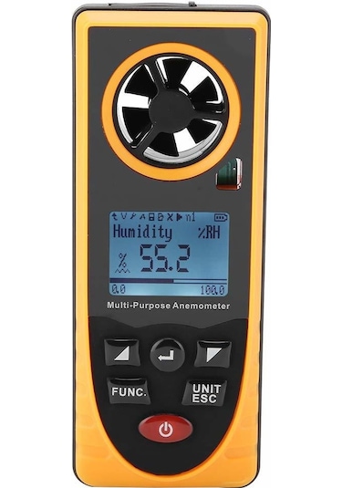Loyka Bgm8910 Çok Fonksiyonlu Dijital Rüzgar Ölçer Anemometre