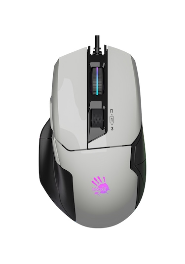 Bloody W70 Max P.Beyaz 10K CPI OPT RGB-UC34 Kablolu Optik Oyuncu Mouse