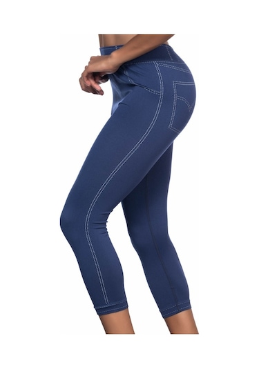 Emay Dikişsiz Kot Tayt Pantalon 3801
