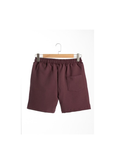 Terapi Men 2'li Erkek Bordo - Ekru Basic Regular Fit Şort & Bermuda Bordo-ekru