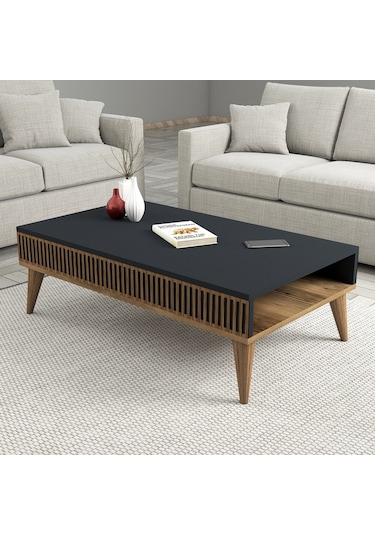 Variant Milan 3'Lü Salon Takımı - Ceviz - Antrasit