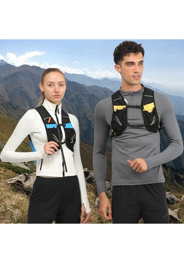 Inoxto-5l Hidrasyon Yelek Sırt Çantası 1.5l Su Torbası Bölmeli Mavi