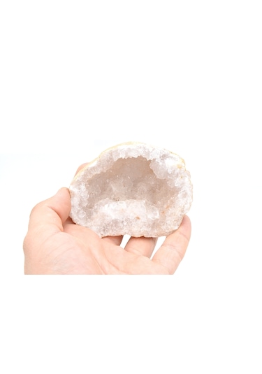 Hakiki Doğal Çöl Kuvars Taşı Kaya Parçası 252 Gram Gül Kuvars