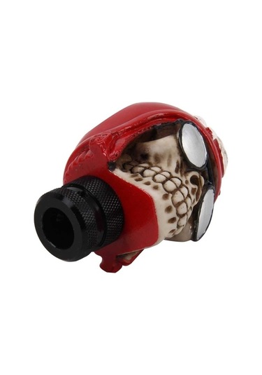 Wondernest Gözlük Kafatası Şekilli Evrensel Araç Vites Kapağı Manuel/otomatik Vites Topuzu Std