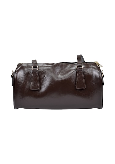 Kadın Silindir Baget El Ve Omuz Çantası Acı Kahve Acı Kahverengi