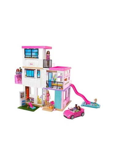 Barbie 'nin Rüya Evi (115 Cm); 75'ten Fazla Aksesuarı Bulunan; 3 Katlı Oyuncak Bebek Evi 3-7 Yaş Arası GRG93