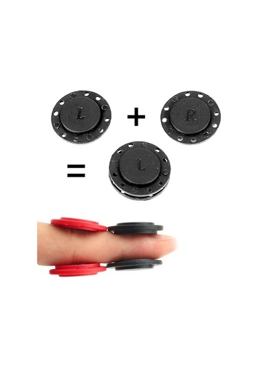 Mavi Bir Çift Mıknatıs Düğmeler Metal Düğmeler El Yapımı Dıy Giyim Dekorasyon 2.2cm