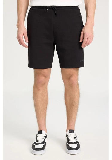 Lee Sweat Erkek Şort W241578001-black Siyah