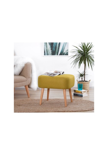 Lorencehome Parrot Puf - Sarı / Lorence Home