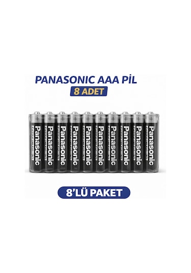 Panasonic Aaa R03 İnce Pil Zinc Carbon Extra Heavy Duty 2 Li 4 Paket