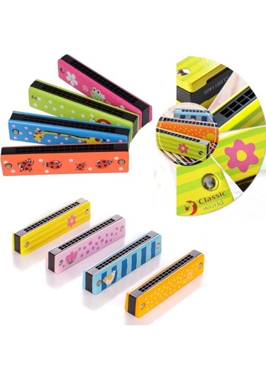 1 Adet Metal Mızıka Çocuk Ses Algı Professional Müzik Aleti