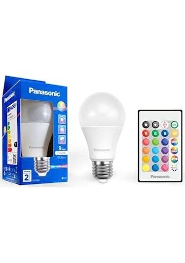 Panasonic Uzaktan Kumandalı RGB E27 Akıllı Led Ampul