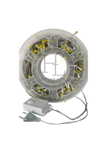 50 M İp Led Işık Ip20 İç Mekan Eklenebilir Fonksiyonlu Şeffaf Kablolu Dekoratif Led Işık Gün Işığı