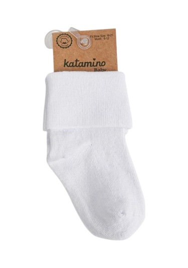 Katamino Erkek Bebek Çorap 46281 Beyaz