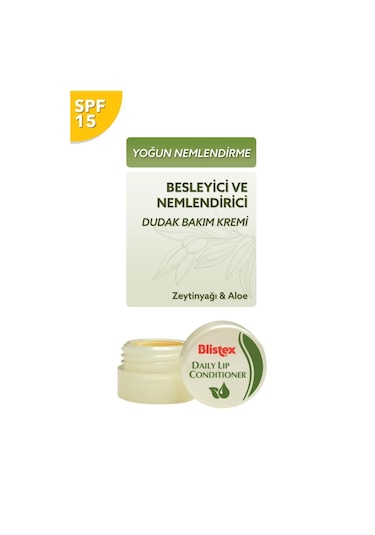 Blistex Kuruyan Dudaklara Yoğun Nemlendirici Günlük Bakım Gkf-15 Daily Lip Conditioner Spf15 7 ML