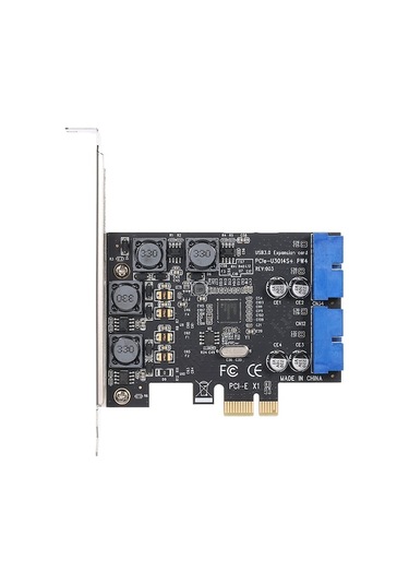 Usb 3.0 Genişletme Kartı: 4 Portlu Pcı-e Çift 19/20 Pin Ön Panel Bağlantısı, Ek Güç Gerektirmez
