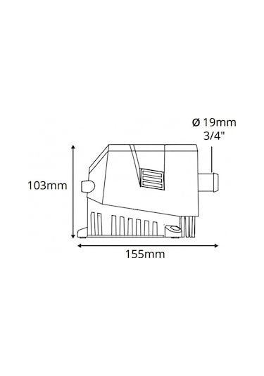 Attwood Sahara Mk2 Otomatik Sintine Pompası 800 GPH 12V