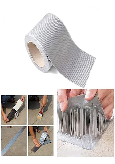 Çamur Bant 20cmx150cm Geniş Su Geçirmez Yalıtım Bandı Sızdırmaz