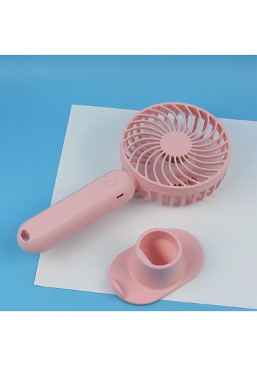 Hangfox Usb Şarjlı Mini Masaüstü Fan - Portatif, Sessiz, Yüksek Hızlı - Muz Yapısı Mavi - Direkt Şarjlı Pil Yok
