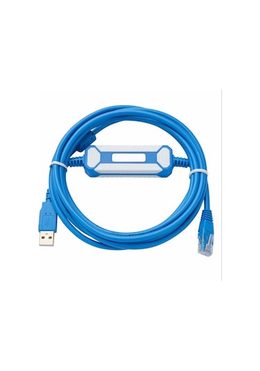 Uc-prg020-12a Delta Usb Plc Programlama Kablosu Round 8 Pin Db9 Hmi Text Panel