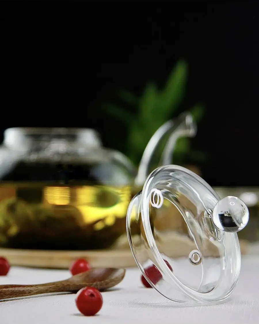 Teastar 800 Ml Demlik, Isıya Dayanıklı Cam 64036620 Beyaz