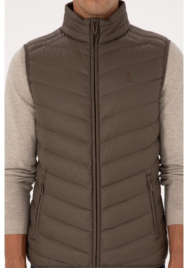 U.s. Polo Assn. Erkek Vizon Yelek Dokuma 50310045-vr052 Vizon