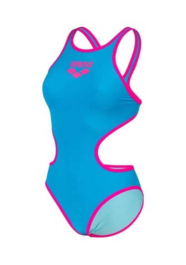 Arena Bayan Antrenman Mayo W One Bıglogo One Pıece 001198890 Yzm Mavi - Pembe