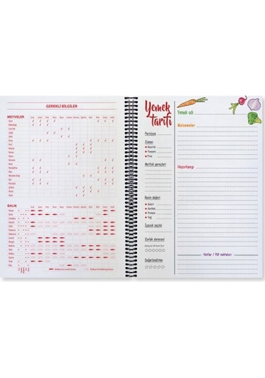 Deffter Yemek Tarif Defteri Chopping Board 64503-9
