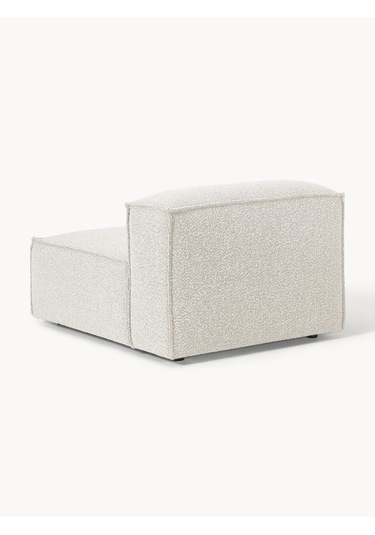 Most Mollis Orta Modül Berjer Silinebilir 01 Beyaz Lüks Bukle Kum Beyaz