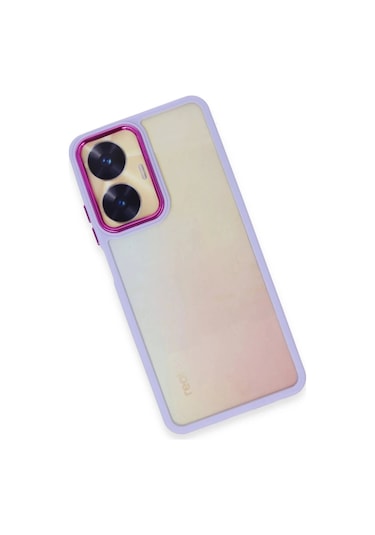 Realme C55 Kılıf Dora Kapak - Lila