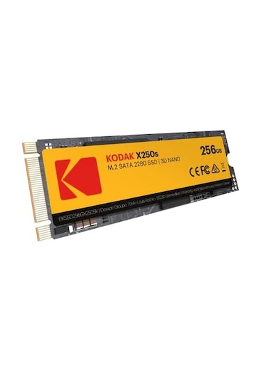 X250s 256gb M.2 Sata Ssd 2280 520mb/s Hızlı Dahili Ssd Disk Siyah