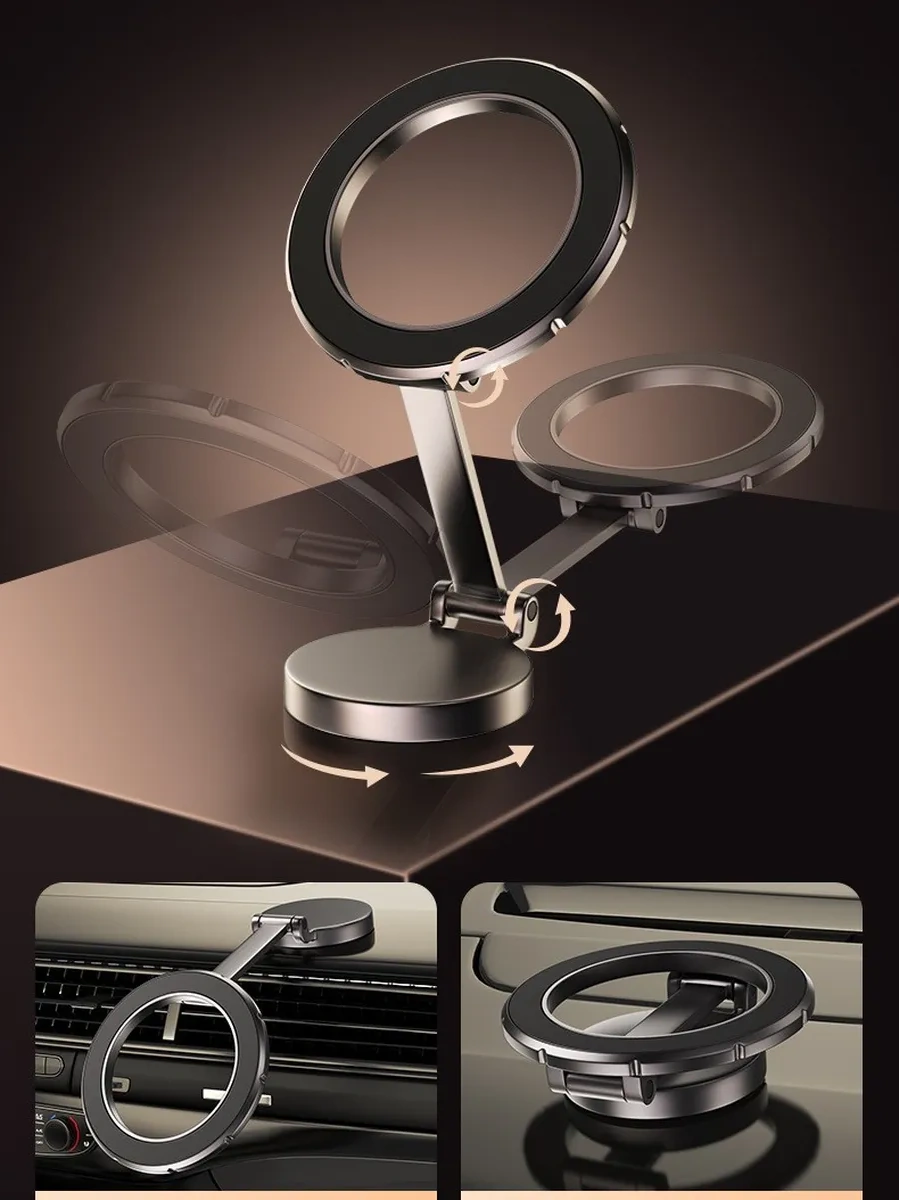 Alevale Araba İçin Magsafe Manyetik Telefon Tutucu 396267937 Siyah