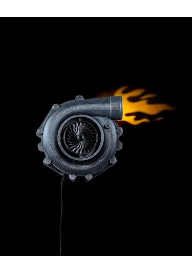 Turbo Inferno Duvar Lambası Turbo Görünümlü 3d Dekoratif Aydınlatma-176