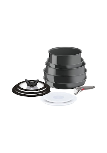Tefal Ingenio Ceramic Renew 11 Parça İç İçe Geçebilen İndüksiyonlu Tencere Tava Seti