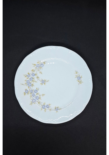 J-aeger Alman Vintage Çay Fincanı 3 Parça 210 Ml Mavi - Beyaz