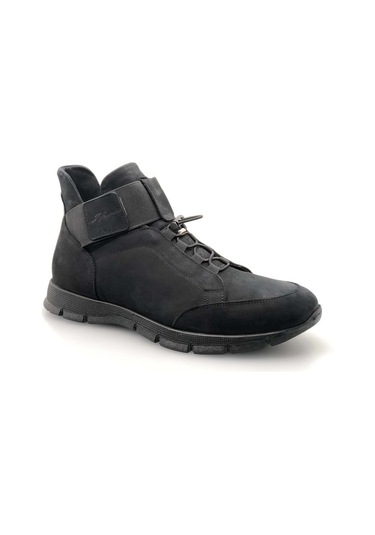 James Franco Hakiki Deri Erkek Bot 23 5290 Sıyah Nubuk