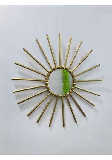 El Yapımı Modern Dekoratif Jüt Pleksi Ayna