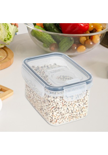 Suntek Magideal Kapaklı Ev Saklama Kavanozları Tahıl Kileri 0,8-l