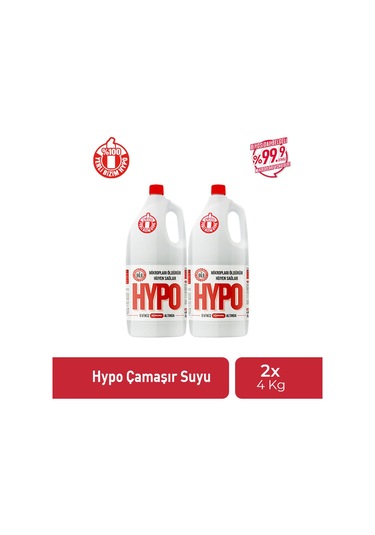 Hypo Çamaşır Suyu 2 x 4 KG