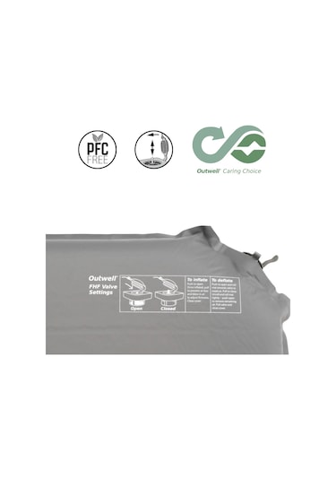 Outwell Sleepin Single 5.0 Cm Yalıtımlı Şişme Mat Siyah